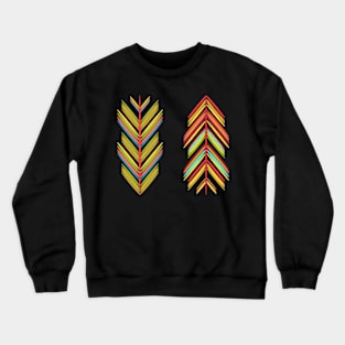 Colorful feathers Crewneck Sweatshirt